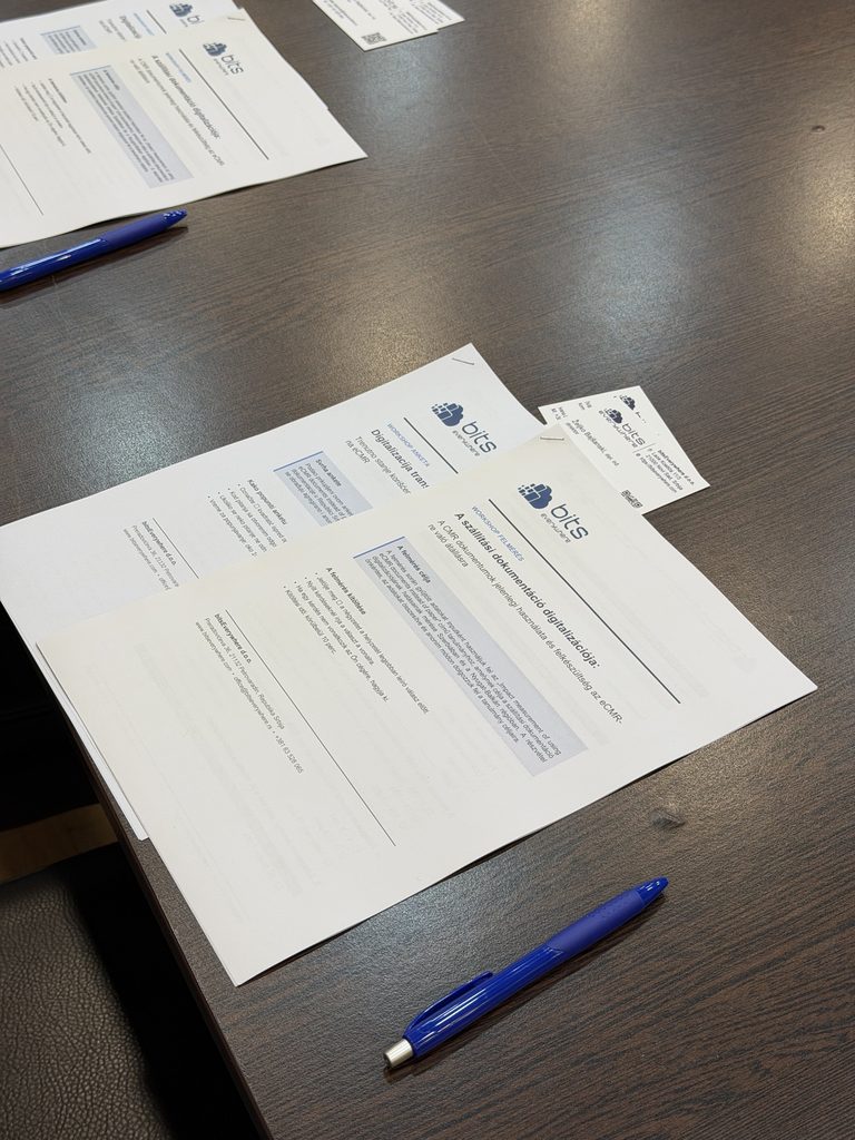 The bilingual workshop questionnaire, in Serbian and Hungarian, on the table