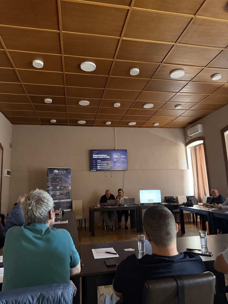 The workshop under way