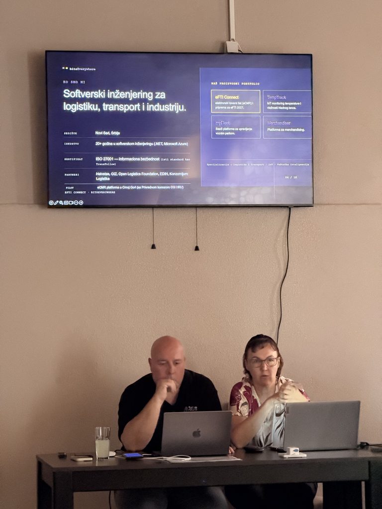 Presenting eFTI Connect from the table: who we are, and where the platform fits